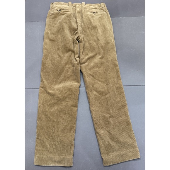Brooks Brothers Slim Fit Brown Corduroy Pants Men's 30x30 Cotton Elastane Career - Picture 2 of 6